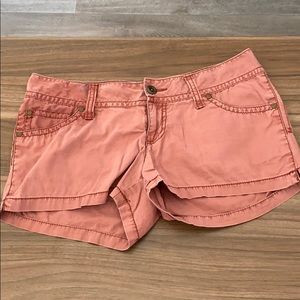 rust colored shorts
